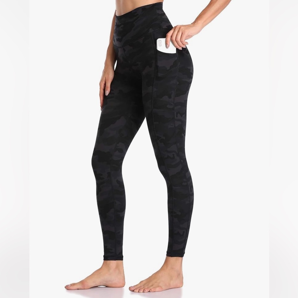 Lululemon Womens Fast And Free Size 12 Incognito Camo Nulux High Rise